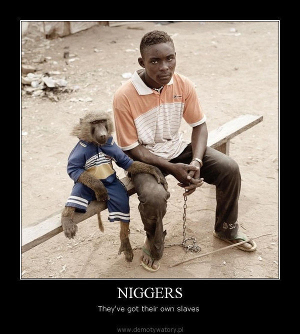 NIGGERS – They've got their own slaves   
