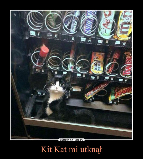 Kit Kat mi utknął –  