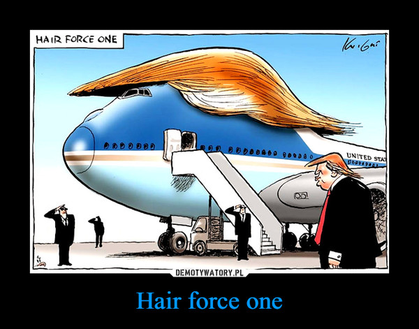 Hair force one –  