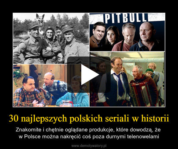 30 najlepszych polskich seriali w historii – Znakomite i chętnie oglądane produkcje, które dowodzą, że w Polsce można nakręcić coś poza durnymi telenowelami 