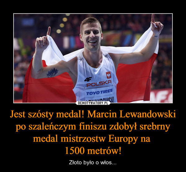 Jest szósty medal! Marcin Lewandowski po szaleńczym finiszu zdobył srebrny medal mistrzostw Europy na 1500 metrów! – Złoto było o włos... 