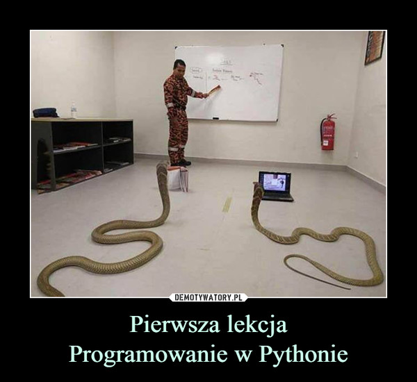 Pierwsza lekcjaProgramowanie w Pythonie –  