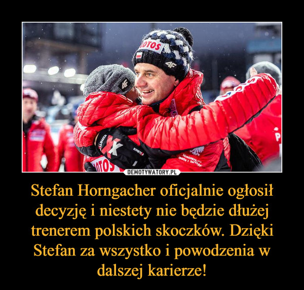 Stefan Horngacher oficjalnie ogłosił decyzję i niestety nie będzie dłużej trenerem polskich skoczków. Dzięki Stefan za wszystko i powodzenia w dalszej karierze!
