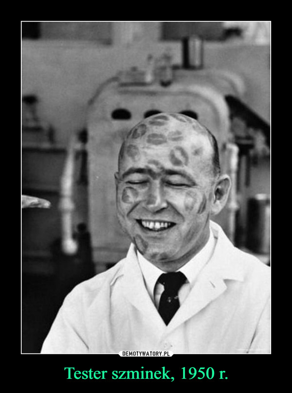 Tester szminek, 1950 r. –  
