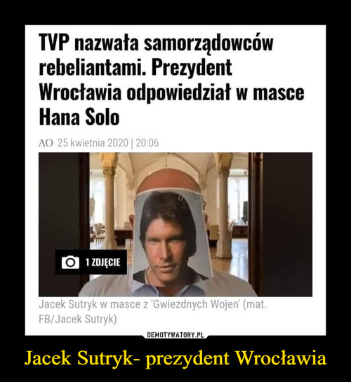 Jacek Sutryk- prezydent Wrocławia