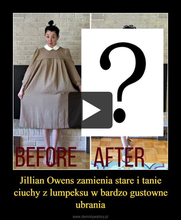 Jillian Owens zamienia stare i tanie ciuchy z lumpeksu w bardzo gustowne ubrania –  