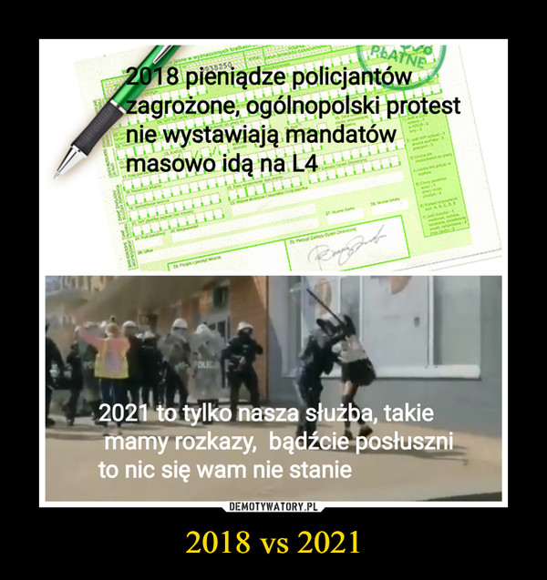 2018 vs 2021 –  
