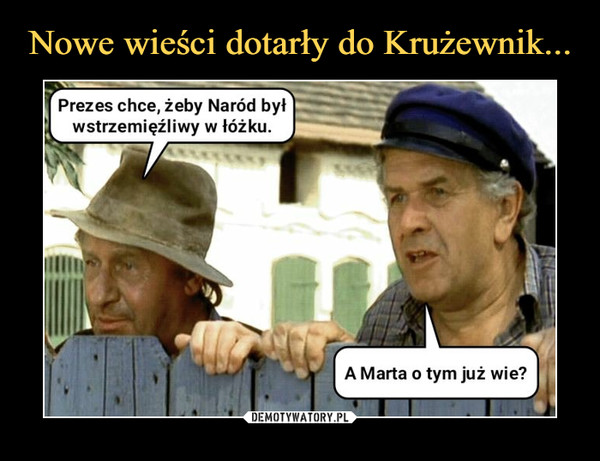 Nowe wieści dotarły do Krużewnik...