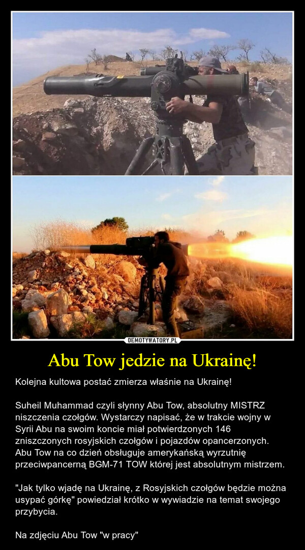 Abu Tow jedzie na Ukrainę!