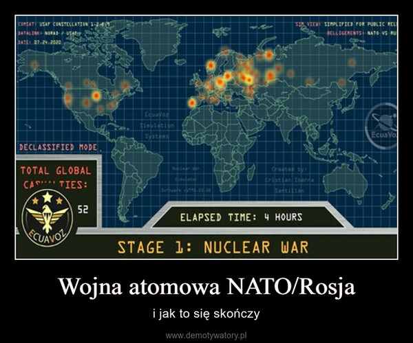 Wojna atomowa NATO/Rosja – i jak to się skończy 