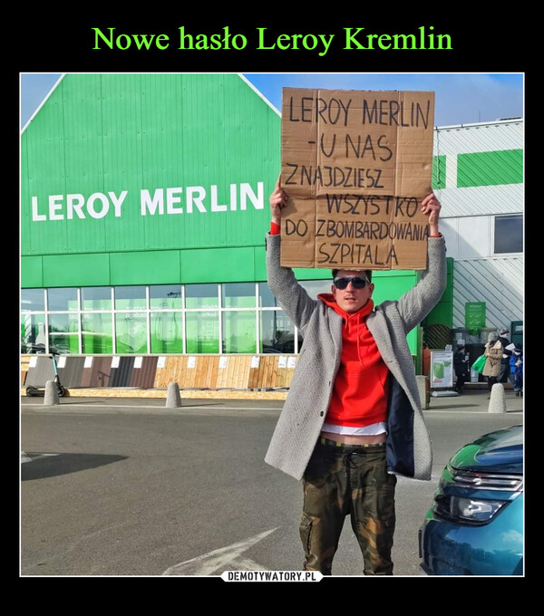 Nowe hasło Leroy Kremlin