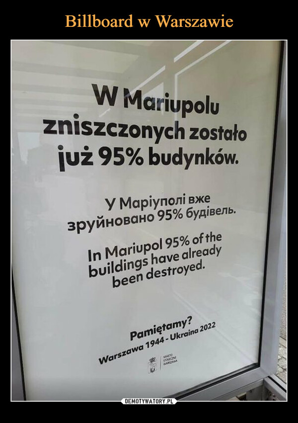 Billboard w Warszawie