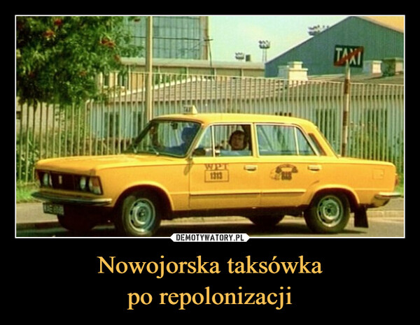 Nowojorska taksówkapo repolonizacji –  