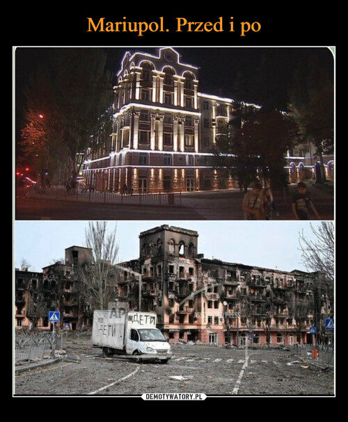 Mariupol. Przed i po