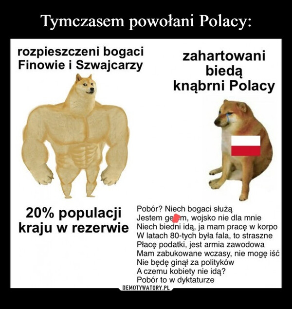 Tymczasem powołani Polacy:
