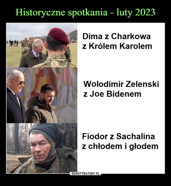 Historyczne spotkania - luty 2023